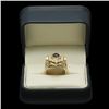 Image 3 : 14K Gold 1.82ct Fancy Color Diamond 3.07ct Diamond Ring