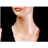 Image 2 : 18k White Gold 7.00ct Diamond Necklace