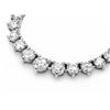 Image 5 : 18k White Gold 7.00ct Diamond Necklace