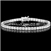18k White Gold 6.50ct Diamond Bracelet
