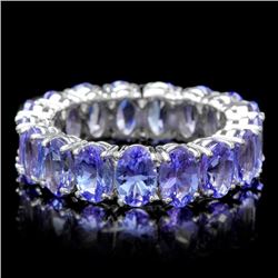 14k White Gold 7.70ct Tanzanite Ring