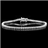 18k White Gold 3.65ct Diamond Bracelet