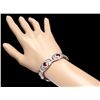 Image 5 : 14k Gold 10.80ct Ruby 6.90ct Diamond Bracelet