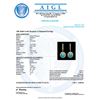 Image 3 : 14k Gold 4.00ct Turquoise 1.65ct Diamond Earrings