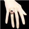 Image 4 : 14k Gold 5ct Tourmaline 1.30ct Diamond Ring