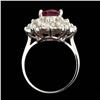 Image 3 : 14k Gold 3.00ct Tourmaline 2.20ct Diamond Ring
