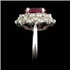 Image 5 : 14k Gold 3.00ct Tourmaline 2.20ct Diamond Ring