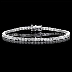 18k White Gold 4.60ct Diamond Bracelet