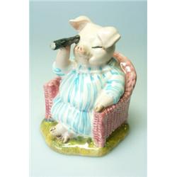 A Royal Albert Beatrix Potter 'Little Pig Robinson Spying' figure, copyright 1989, F Warne & Co 1…