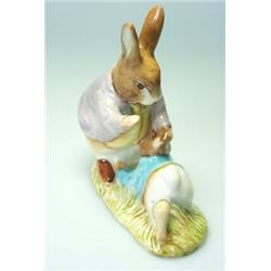 A Beswick Beatrix Potter's 'Mr Benjamin Bunny & Peter Rabbit', copyright 1975, F Warne & Co Ltd, …