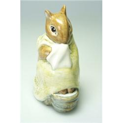 A Beswick Beatrix Potter's 'Chippy Hackee',  copyright 1979, F Warne & Co Ltd, brown marks, 9cm h…