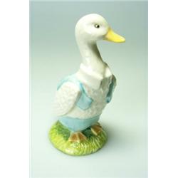 A Royal Albert Beatrix Potter 'Mr Drake Puddle-Duck' figure, copyright 1989, F Warne & Co 1979, b…