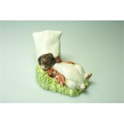 A Royal Albert Beatrix Potter 'Benjamin Wakes Up' figure, copyright 1990, F Warne & Co 1990, mark…