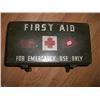 Image 2 : VINTAGE WWII *COMPLETE* ISSUED 12 UNIT FIRST AID MEDICAL METAL BOX VALUE $125.00-$175.00 WITH ALL OR