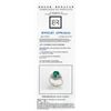 Image 3 : 1.60ct Emerald and Diamond Ring - 18KT White Gold