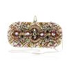 Image 1 : Marchessa Multicolor Lily Embroidered Crystal Clutch