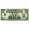 Image 1 : 1899 Large Note $2 United States "Mini-Porthole" Silver Certificate