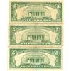 Image 2 : 1963 $5 Red Seal Bill Lot of 3