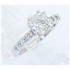 Image 8 : GIA Certified 1.14ctw Diamond Ring - 14KT White Gold