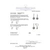 Image 3 : 1.33ctw Diamond Earrings - 14KT White Gold