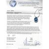 Image 3 : GIA Cert 18.37ct Tanzanite and Diamond Necklace - 14KT White Gold