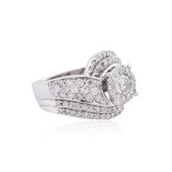 14KT White Gold 2.44ctw Diamond Ring