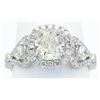 Image 4 : Mark Broumand Designer 2.89ctw Diamond Ring - Platinum