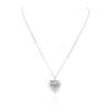Image 2 : 14KT White Gold 1.29ctw Diamond Heart Pendant With Chain