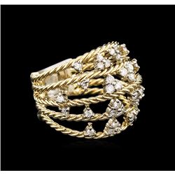 0.60ctw Diamond Ring - 14KT Yellow Gold