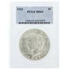 Image 1 : 1923 PCGS MS63 Peace Silver Dollar