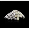 Image 2 : 14KT White Gold 5.67ctw Diamond Ring