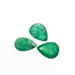 2.79cts. Pear Cut Natural Emerald Parcel