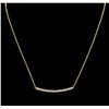 Image 2 : 14KT Yellow Gold 0.84ctw Diamond Necklace