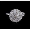 Image 2 : 4.06ctw Diamond Ring - 14KT White Gold