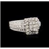 Image 1 : 14KT White Gold 2.00ctw Diamond Ring