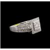 Image 1 : 0.78ctw Diamond Ring - 14KT White Gold
