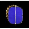 Image 2 : 0.14ctw Diamond Pin - 14KT Yellow Gold