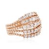 Image 1 : 14KT Rose Gold 1.36ctw Diamond Ring