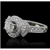 Image 1 : 18KT White Gold GIA Certified 2.01ctw Diamond Ring