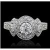 Image 2 : 18KT White Gold GIA Certified 2.01ctw Diamond Ring