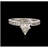 Image 2 : 14KT White Gold 1.44ctw Diamond Ring