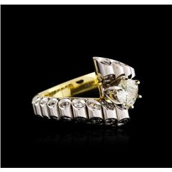 18KT Yellow Gold 1.53ctw Diamond Ring