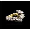 Image 1 : 18KT Yellow Gold 1.53ctw Diamond Ring