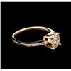 Image 1 : 0.35ctw Diamond Ring - 14KT Rose Gold