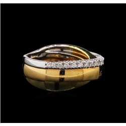 0.23ctw Diamond Ring - 18KT Two-Tone Gold