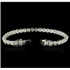 Image 3 : 14KT White Gold 6.72ctw Diamond Tennis Bracelet