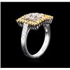 Image 3 : 1.25ctw Diamond Ring - 18KT Two-Tone Gold