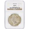 Image 1 : 1922 NGC MS63 Peace Silver Dollar