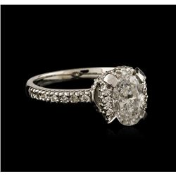 18KT White Gold 1.29ctw Diamond Ring