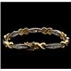 Image 2 : 1.50ctw Diamond Bracelet - 14KT Two-Tone Gold